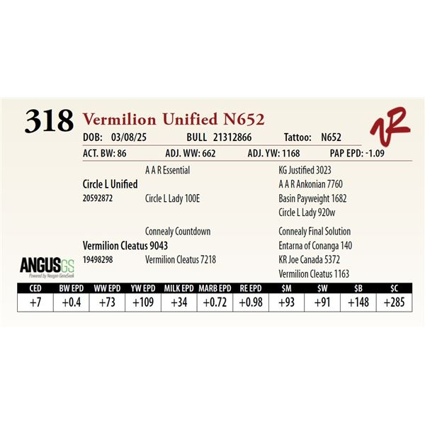 Vermilion Unified N652