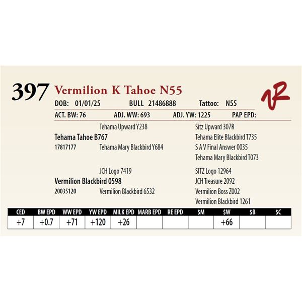 Vermilion K Tahoe N55