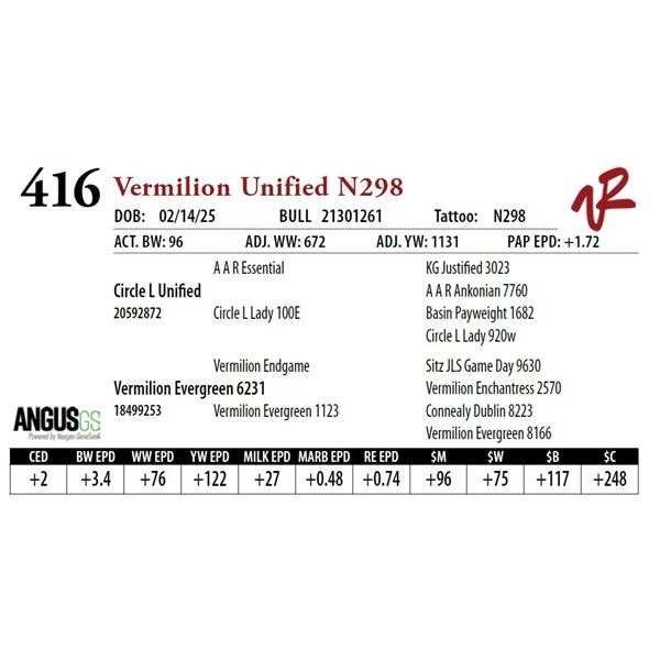 Vermilion Unified N298
