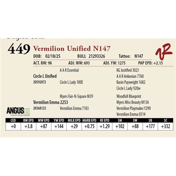 Vermilion Unified N147