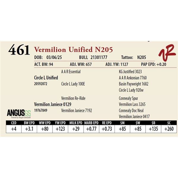 Vermilion Unified N205