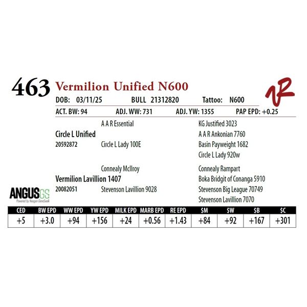 Vermilion Unified N600