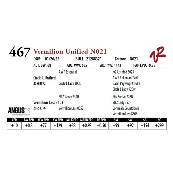 Vermilion Unified N021
