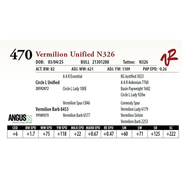Vermilion Unified N326