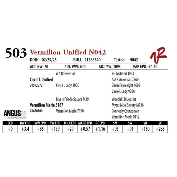 Vermilion Unified N042