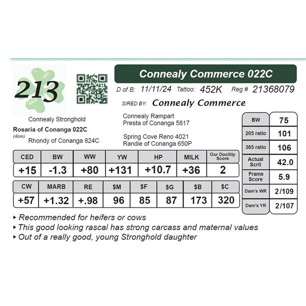 Connealy Commerce 022C