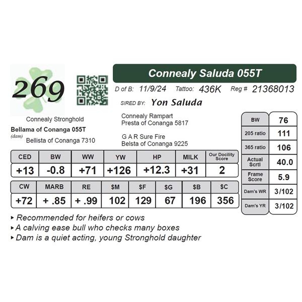 Connealy Saluda 055T