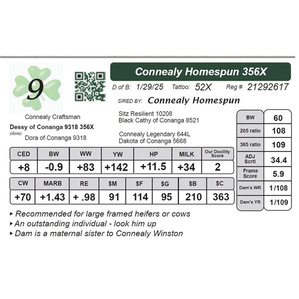 Connealy Homespun 356X