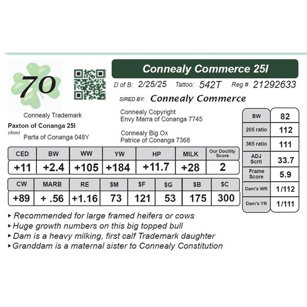 Connealy Commerce 25I