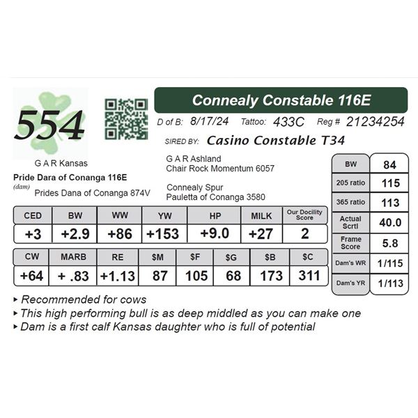 Connealy Constable 116E