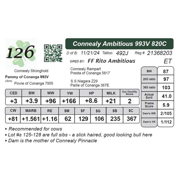 Connealy Ambitious 993V 820C