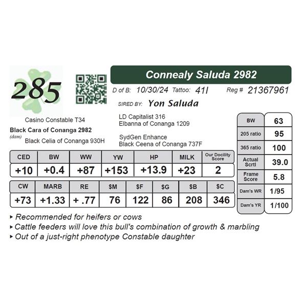 Connealy Saluda 2982