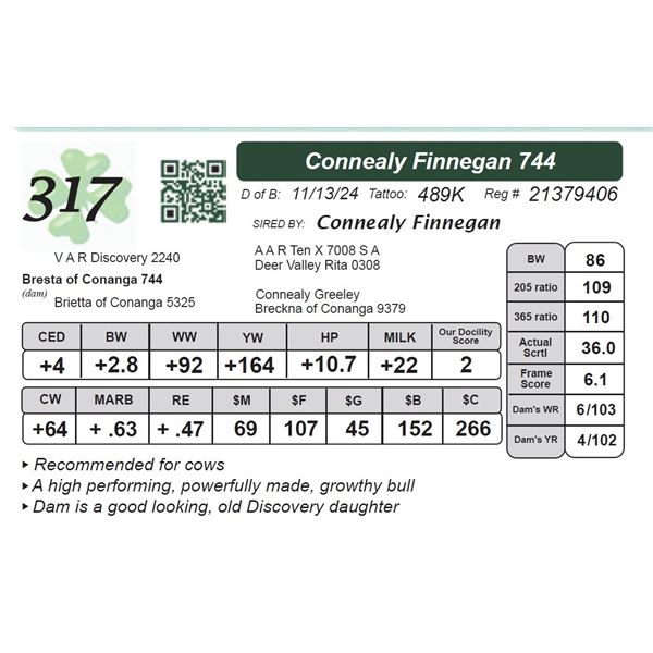Connealy Finnegan 744