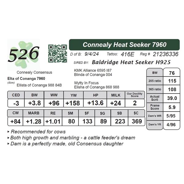 Connealy Heat Seeker 7960