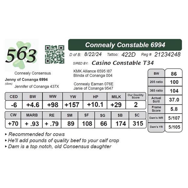 Connealy Constable 6994