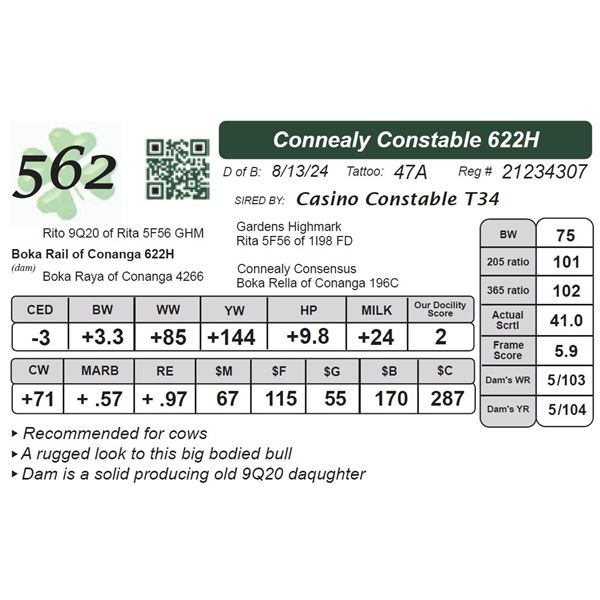Connealy Constable 622H