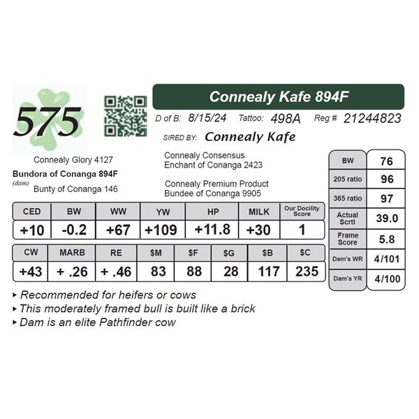 Connealy Kafe 894F