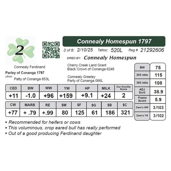 Connealy Homespun 1797