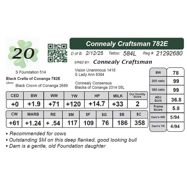 Connealy Craftsman 782E