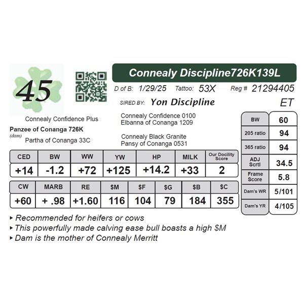 Connealy Discipline726K139L