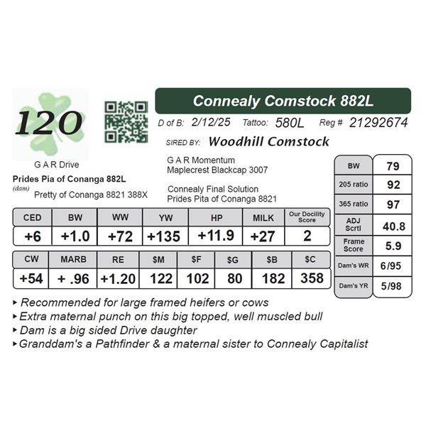 Connealy Comstock 882L