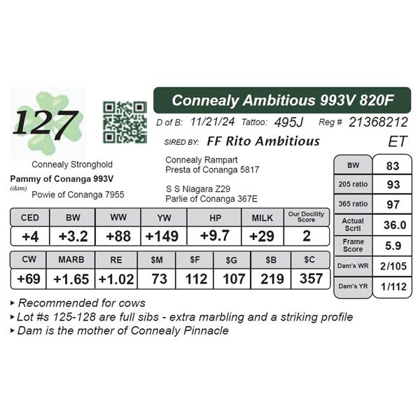 Connealy Ambitious 993V 820F