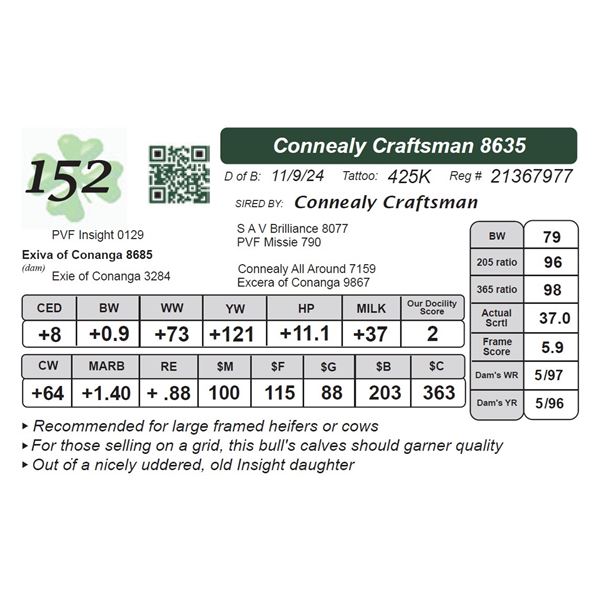 Connealy Craftsman 8635