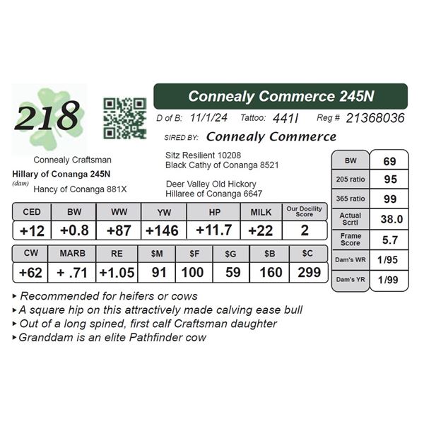 Connealy Commerce 245N