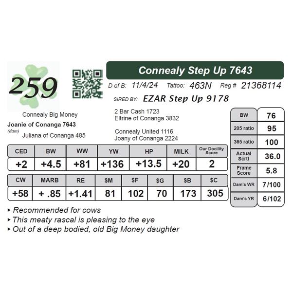 Connealy Step Up 7643