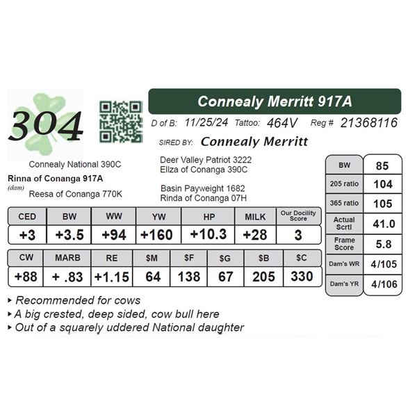Connealy Merritt 917A