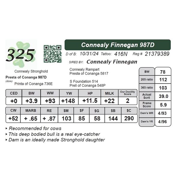Connealy Finnegan 987D