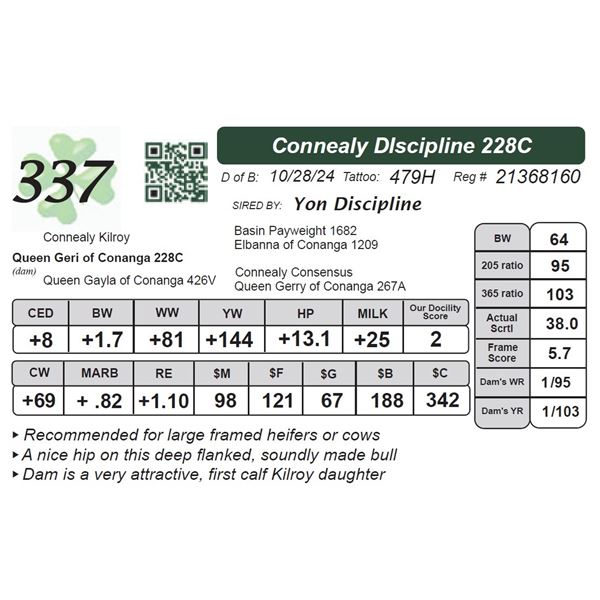 Connealy DIscipline 228C