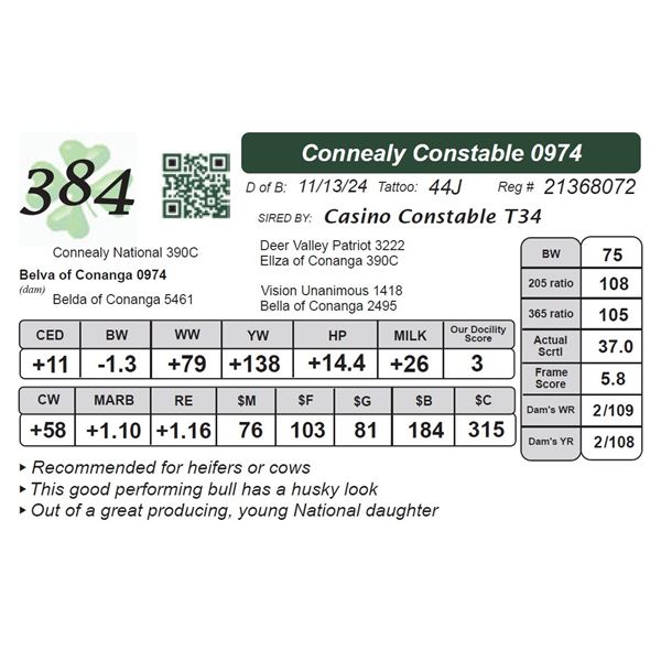 Connealy Constable 0974