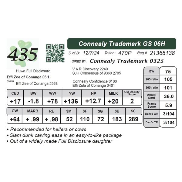 Connealy Trademark GS 06H