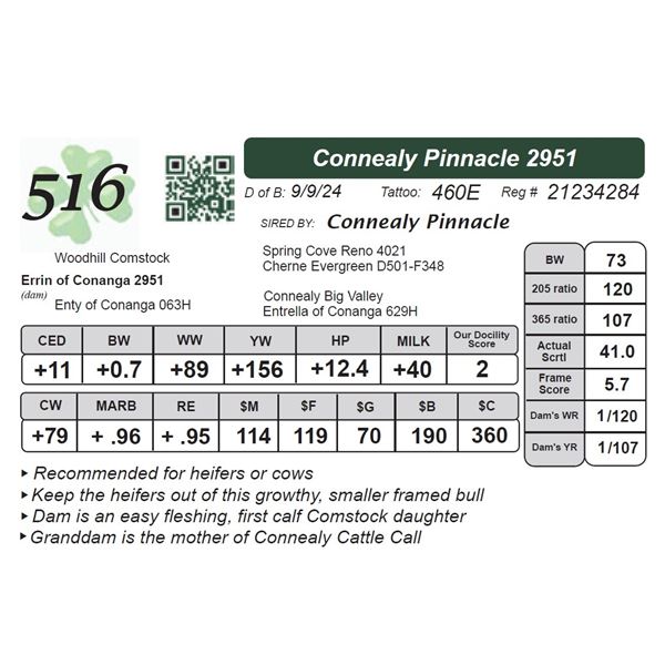 Connealy Pinnacle 2951