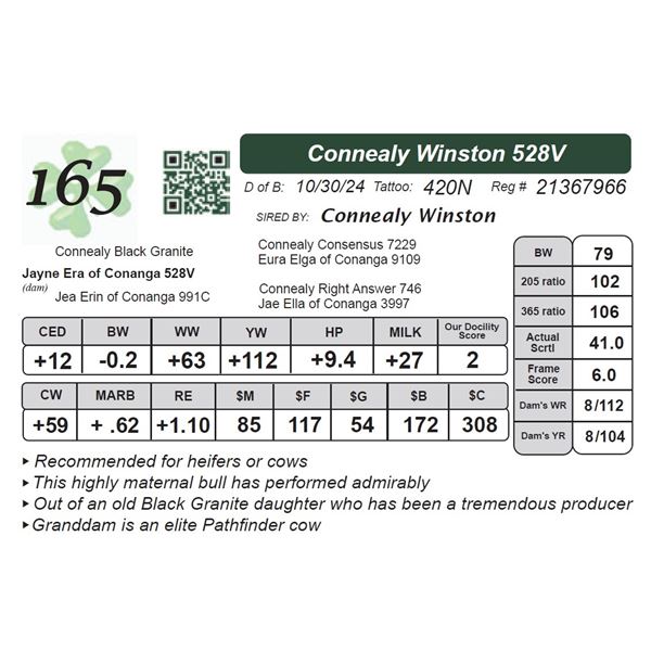 Connealy Winston 528V