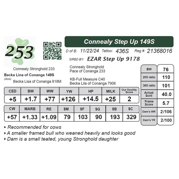 Connealy Step Up 149S