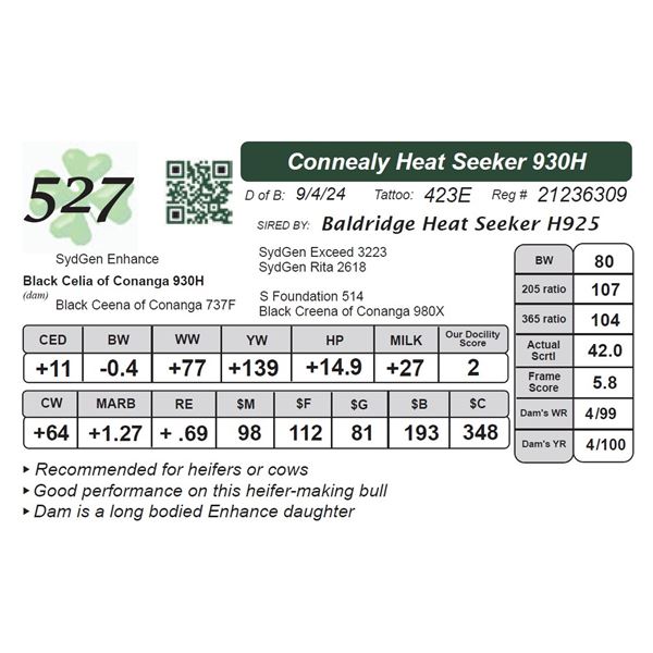 Connealy Heat Seeker 930H