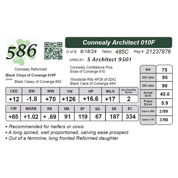 Connealy Architect 010F