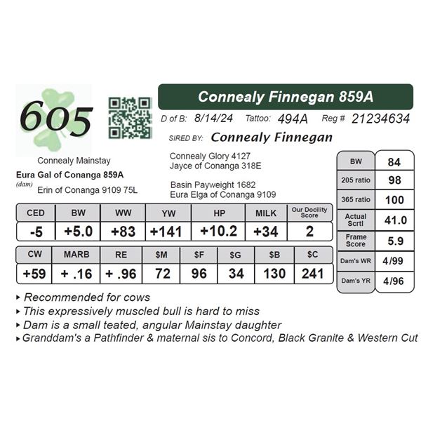 Connealy Finnegan 859A