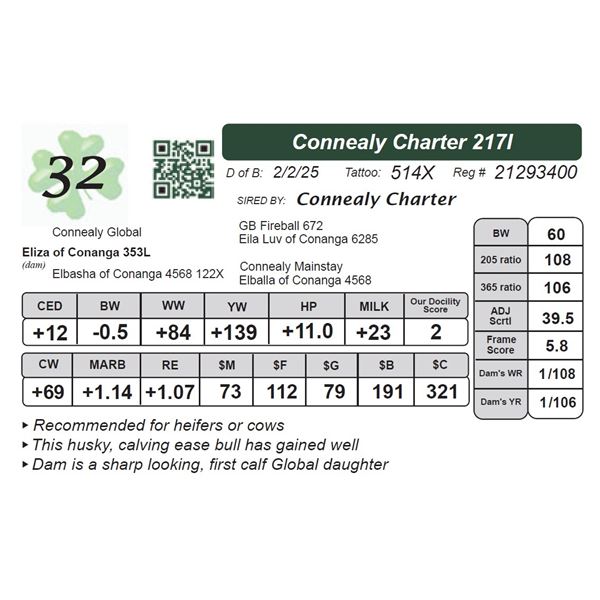 Connealy Charter 217I