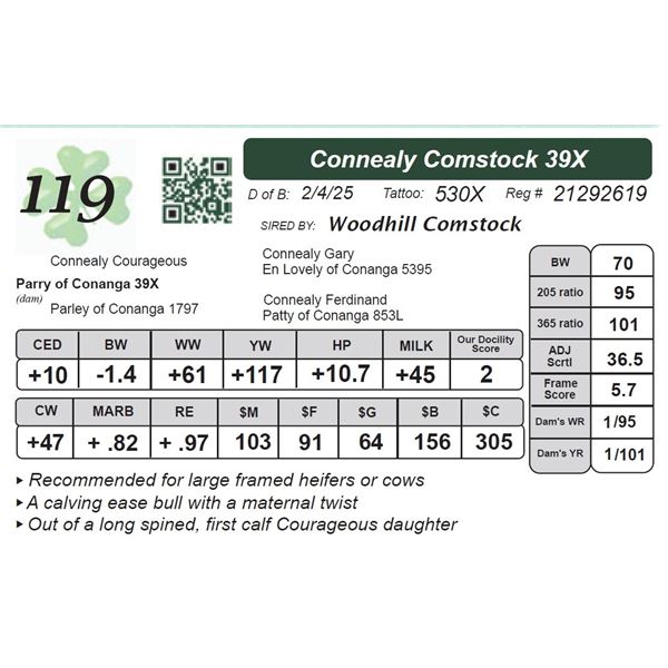 Connealy Comstock 39X