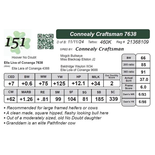 Connealy Craftsman 7638