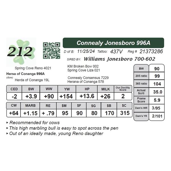 Connealy Jonesboro 996A