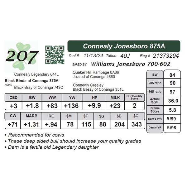 Connealy Jonesboro 875A