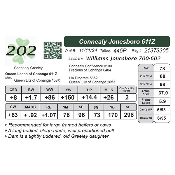Connealy Jonesboro 611Z