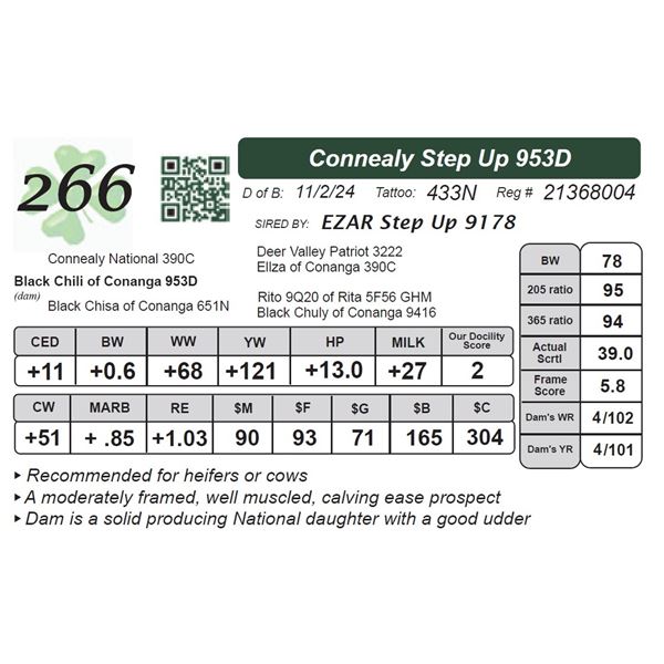 Connealy Step Up 953D