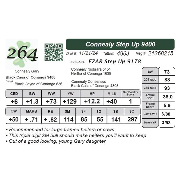Connealy Step Up 9400