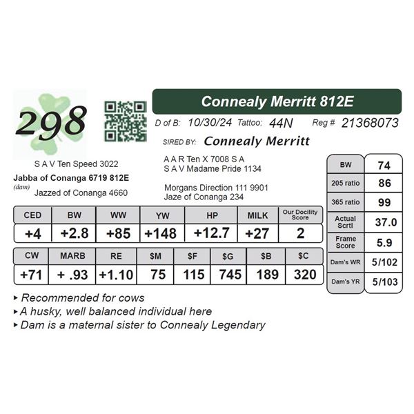 Connealy Merritt 812E