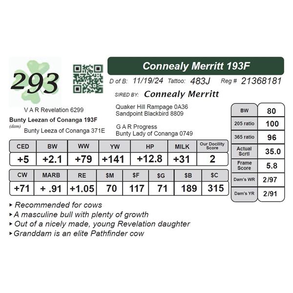 Connealy Merritt 193F